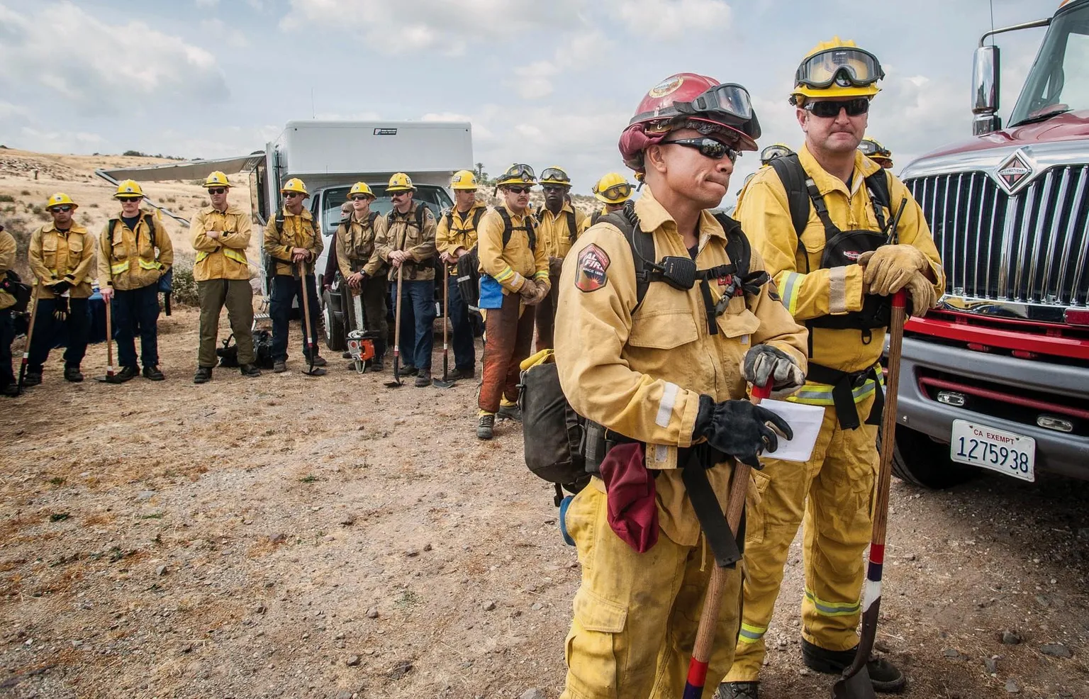 Archived image accompanying: California Stages Fire Crews as Extreme Western Heat Arrives