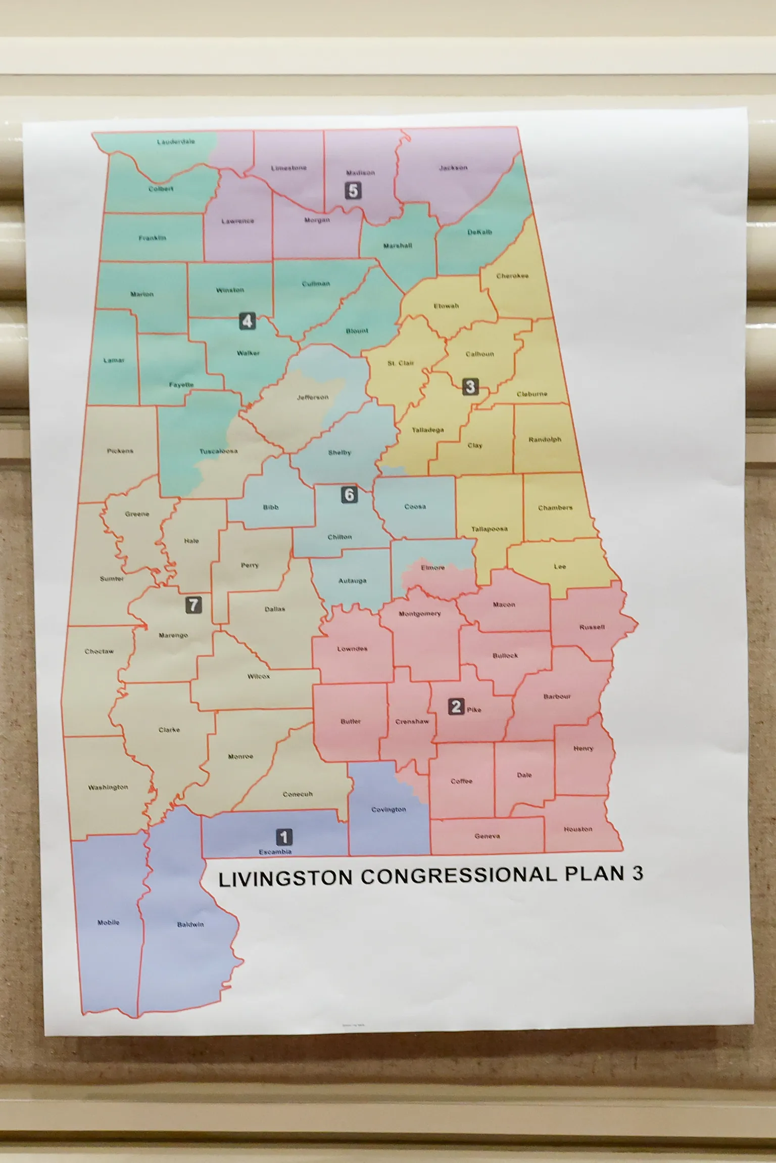 Archived image accompanying: Federal Judges Block Alabama’s 2023 Map Citing Racial Discrimination in Voting