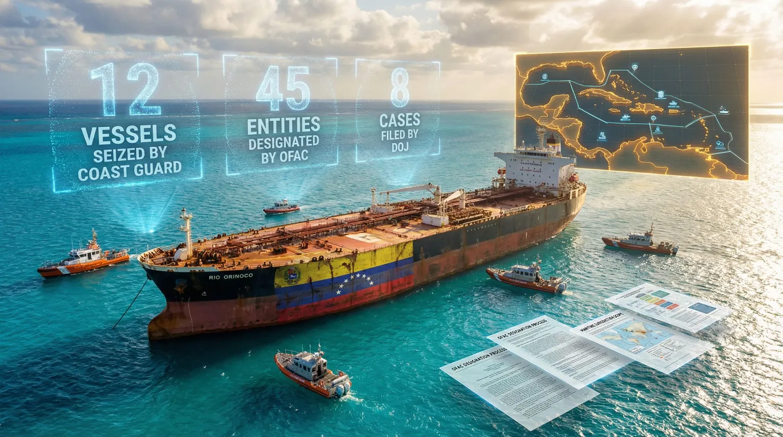 Archived image accompanying: US Coast Guard Seizes Panama-Flagged Tanker Carrying Venezuelan Oil Amid Sanctions