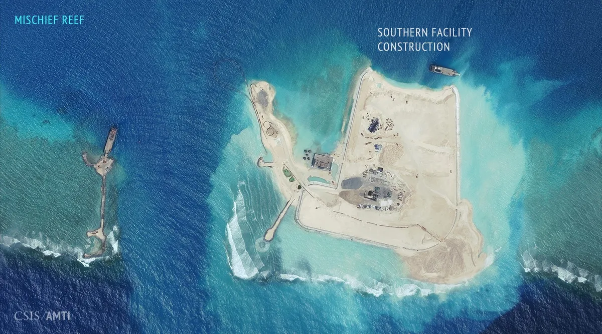 Archived image accompanying: More Than 200 Chinese Vessels Mass at Contested Mischief Reef