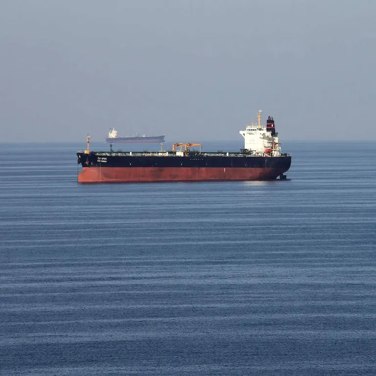 Archived image accompanying: Iranian Drone Strikes Kuwaiti Oil Tanker Off Dubai, Sparking Fire and Price Surge