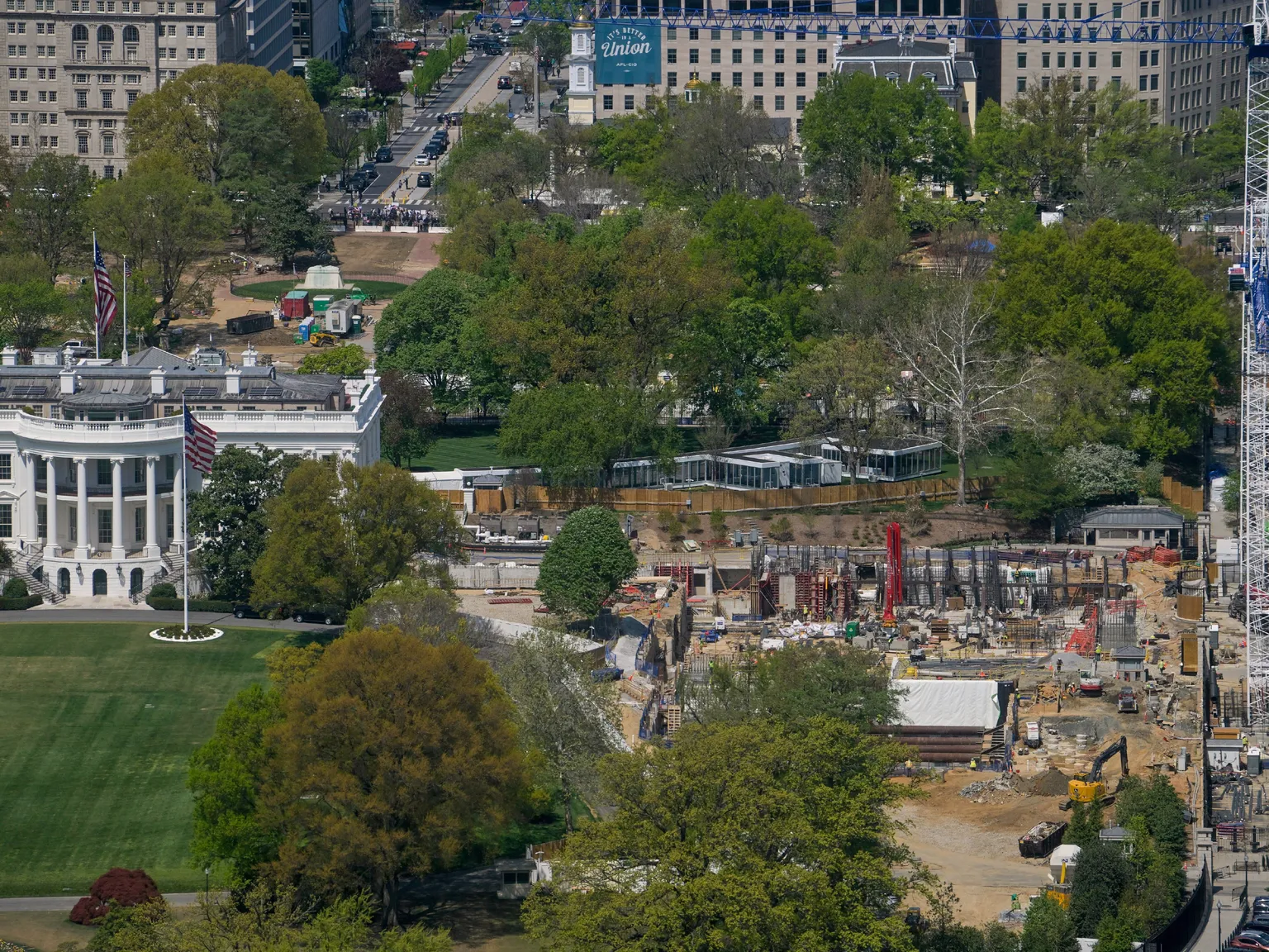 Archived image accompanying: Appeals Court Allows Trump White House Ballroom Project to Resume Amid Fight