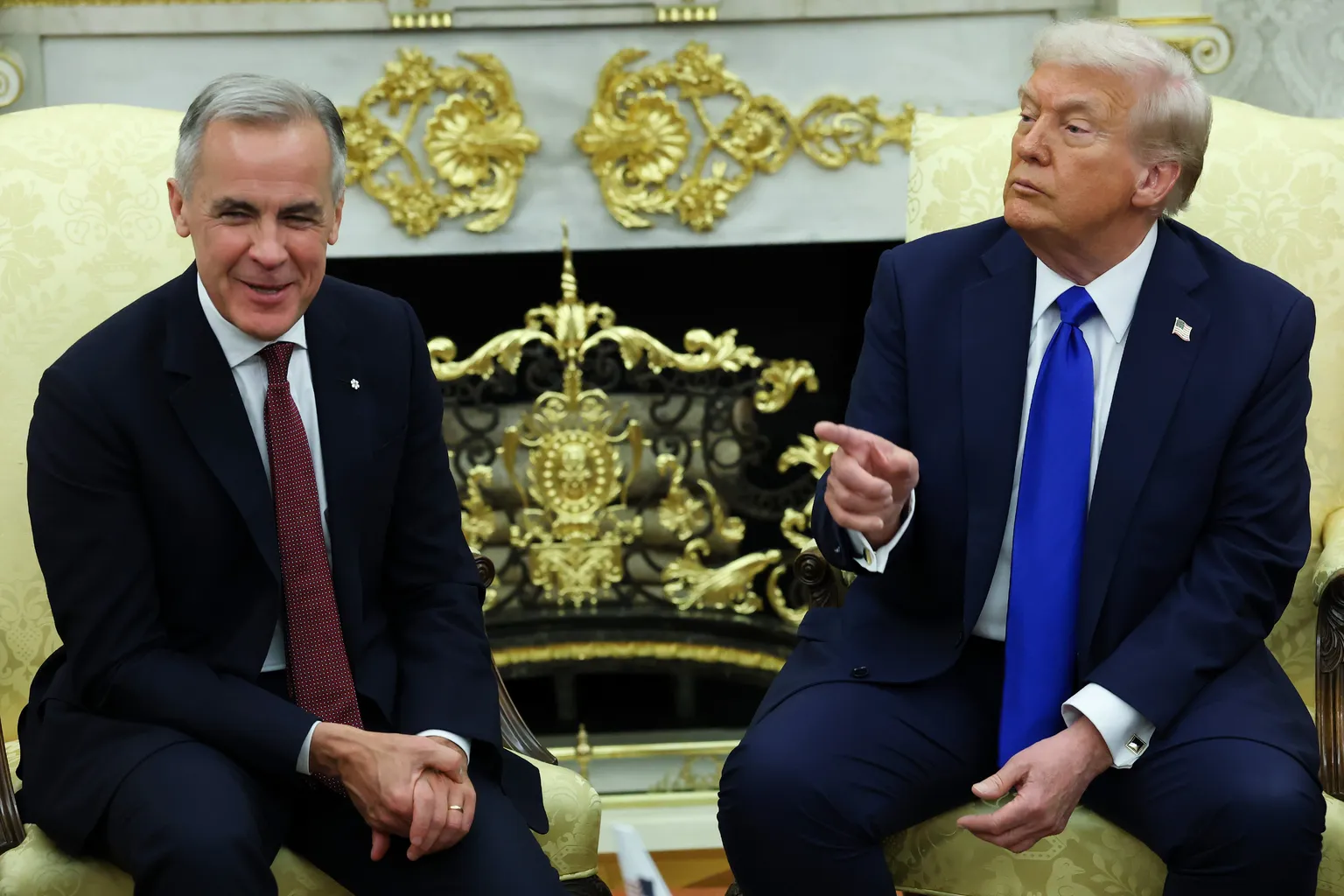 Archived image accompanying: Trump Threatens 100% Tariff on Canadian Goods Over China Trade Deal