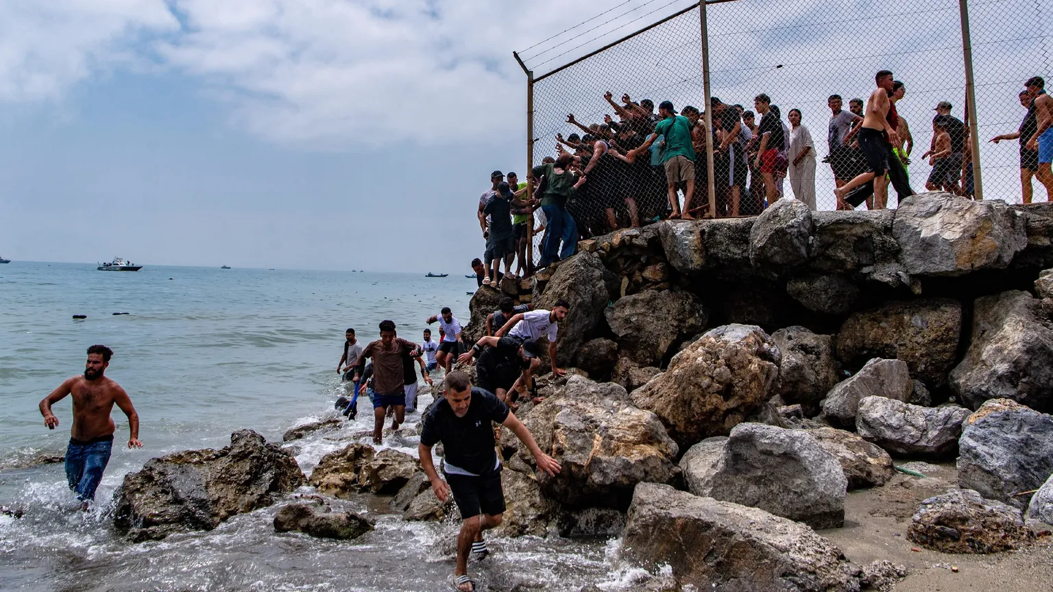 Archived image accompanying: Spain Reinforces Ceuta as Mass Border Crossing Leaves Dozens Dead