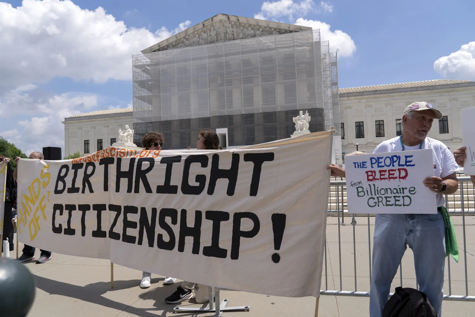 Archived image accompanying: Supreme Court Hears Trump Birthright Citizenship Case Amid High Stakes