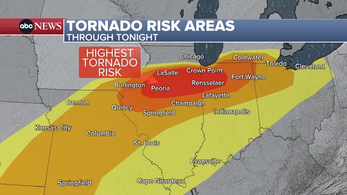 Archived image accompanying: Severe March Tornado Outbreak Kills 10, Hits Texas to Michigan Hard