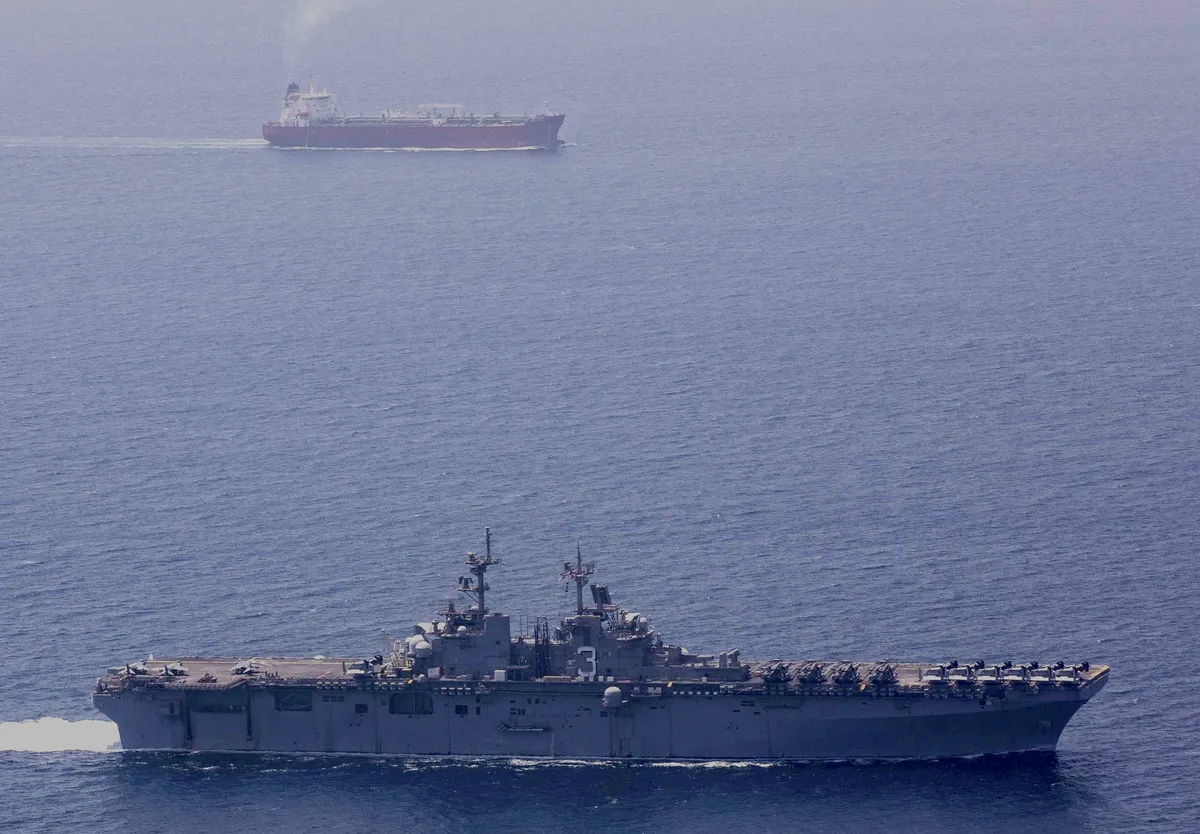 Archived image accompanying: US Navy Launches Strait of Hormuz Blockade, Halting Iran’s Oil Exports