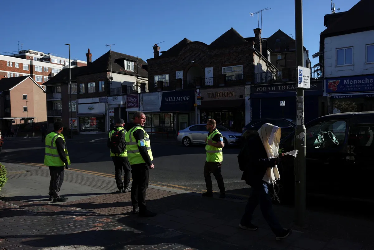 Archived image accompanying: UK Raises Terror Threat to Severe After Golders Green Antisemitic Stabbing