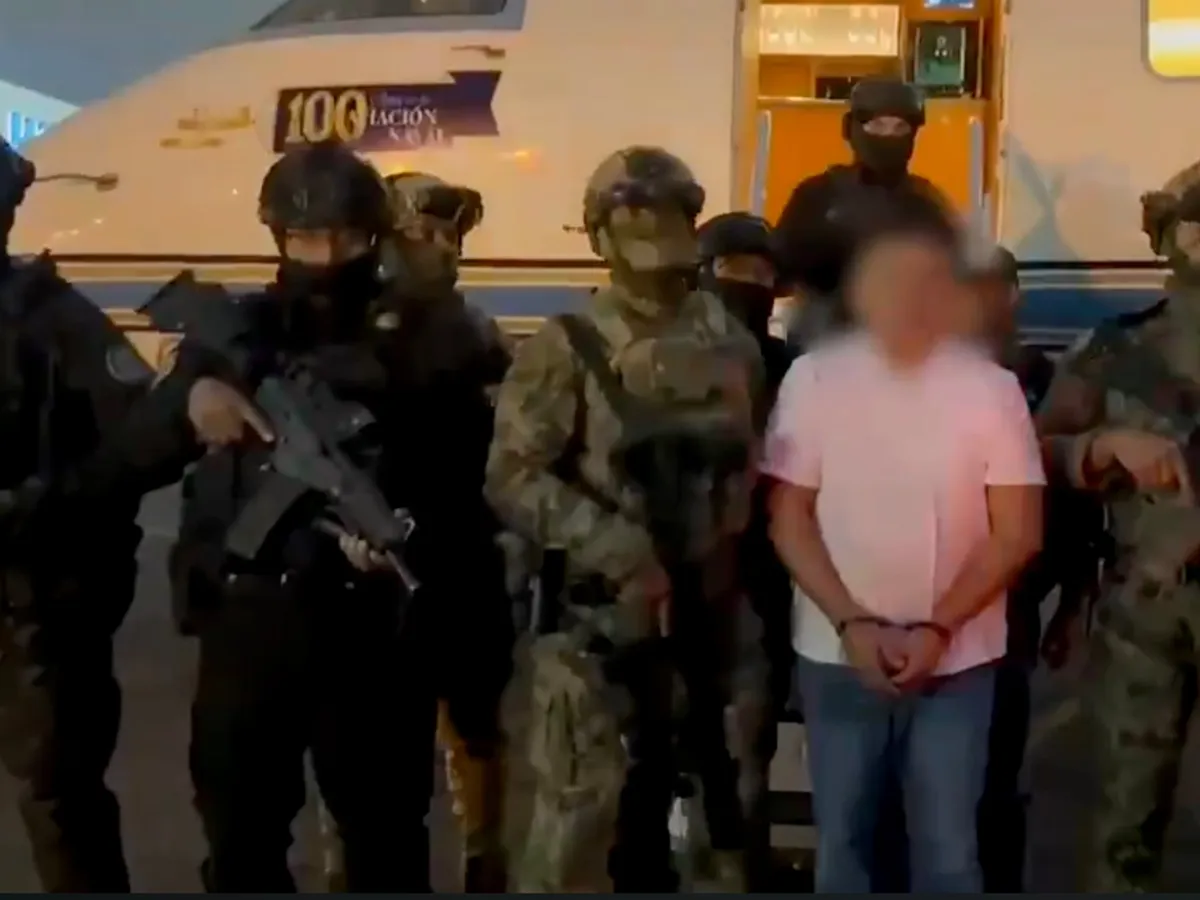 Archived image accompanying: Mexican Navy Captures CJNG Leader Audias Flores Silva in US-Backed Raid