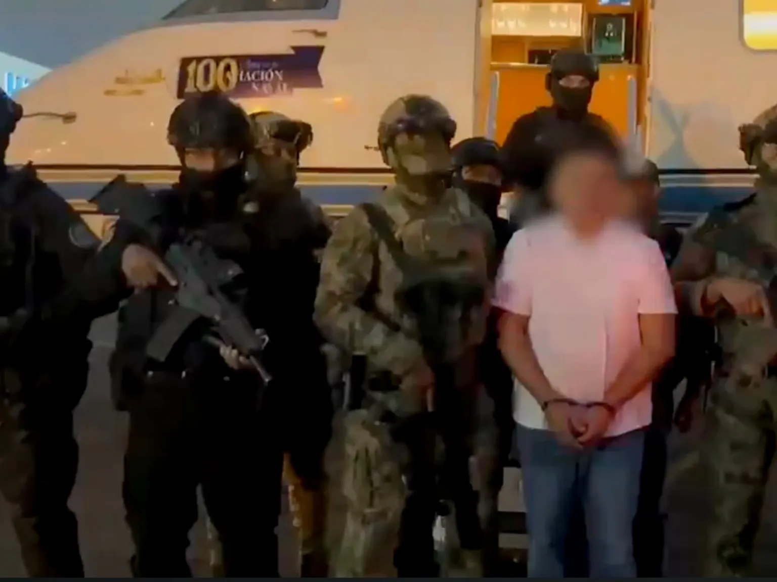 Archived image accompanying: Mexican Navy Captures CJNG Leader Audias Flores Silva in US-Backed Raid