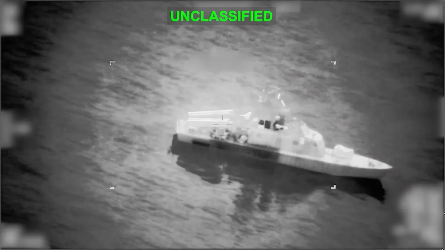 Archived image accompanying: U.S. Navy Strikes Iranian Military Sites After Attacks in Strait of Hormuz