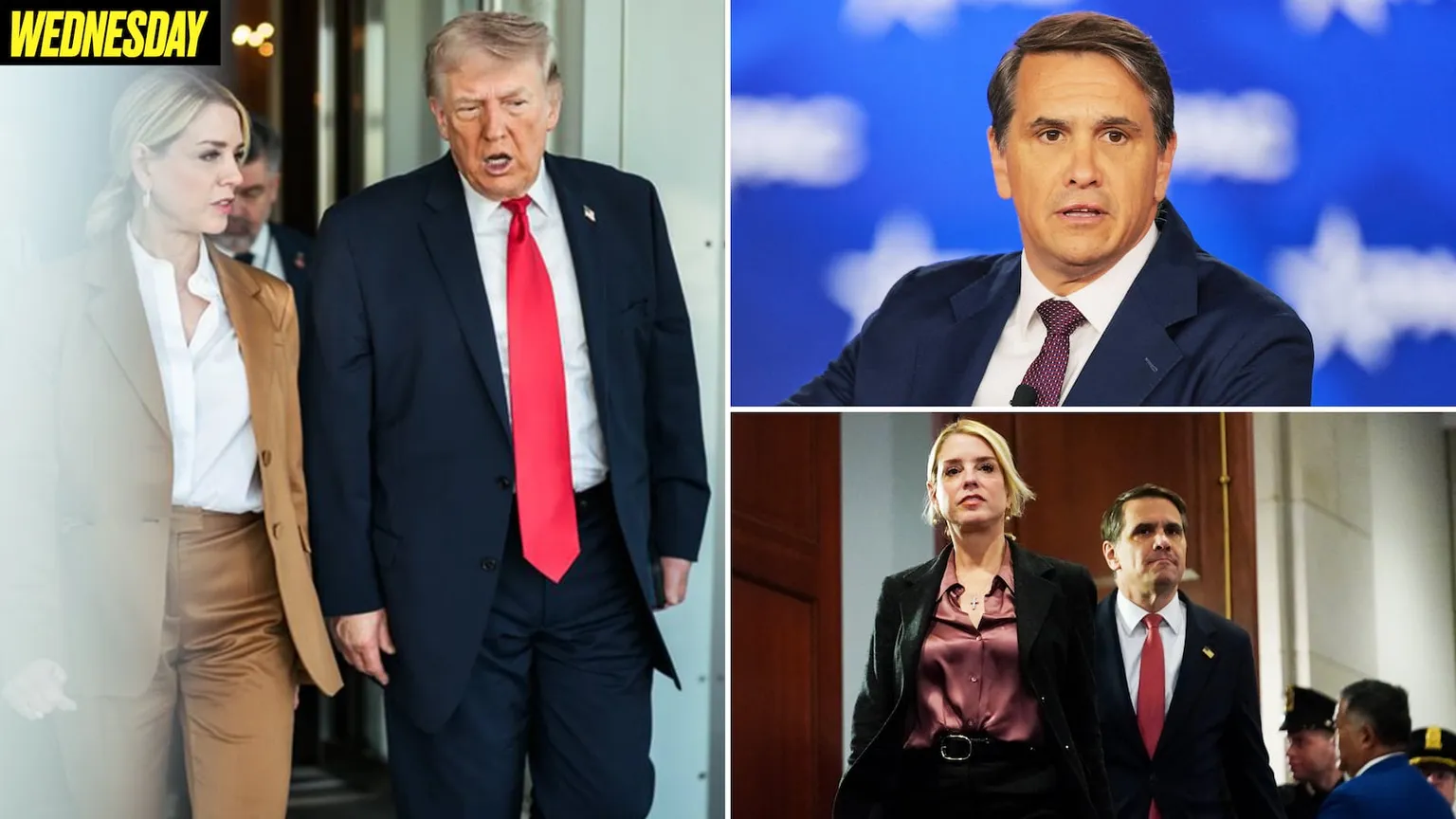 Archived image accompanying: Trump Fires AG Pam Bondi, Names Todd Blanche Acting Attorney General