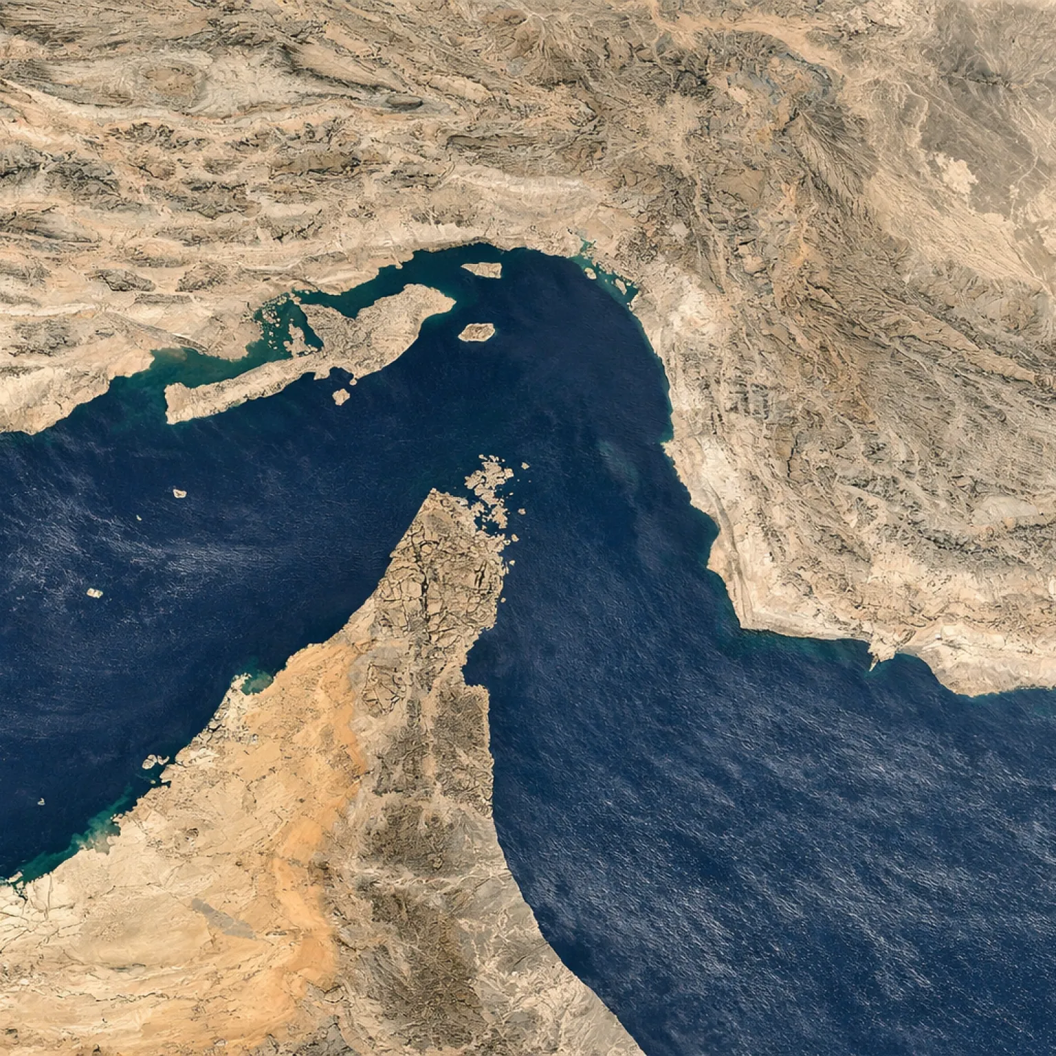 Archived image accompanying: Iran Recloses Strait of Hormuz, Fires on Tankers Amid U.S. Naval Blockade
