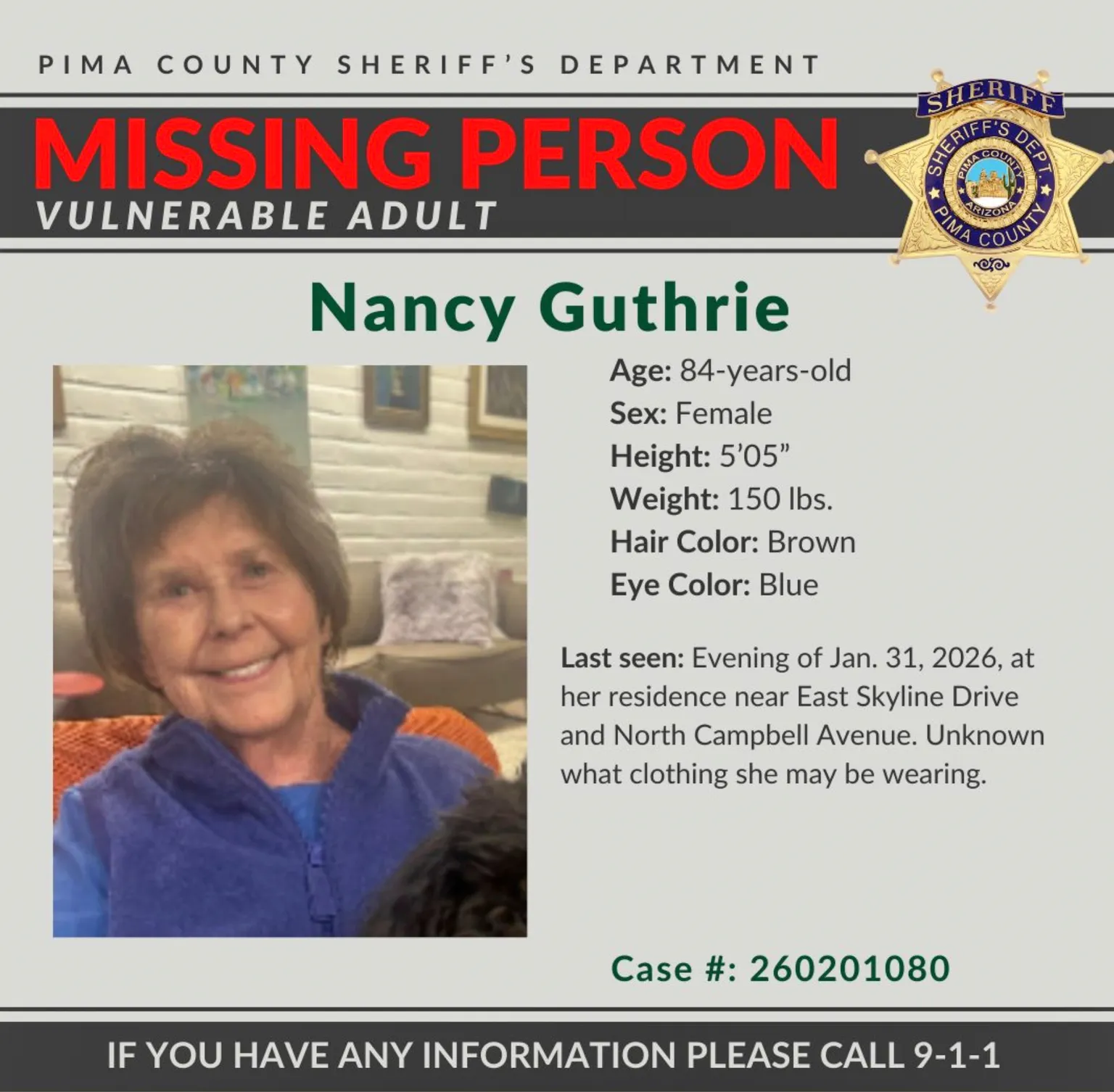 Archived image accompanying: Arizona Authorities Race to Meet $6M Bitcoin Ransom for Nancy Guthrie