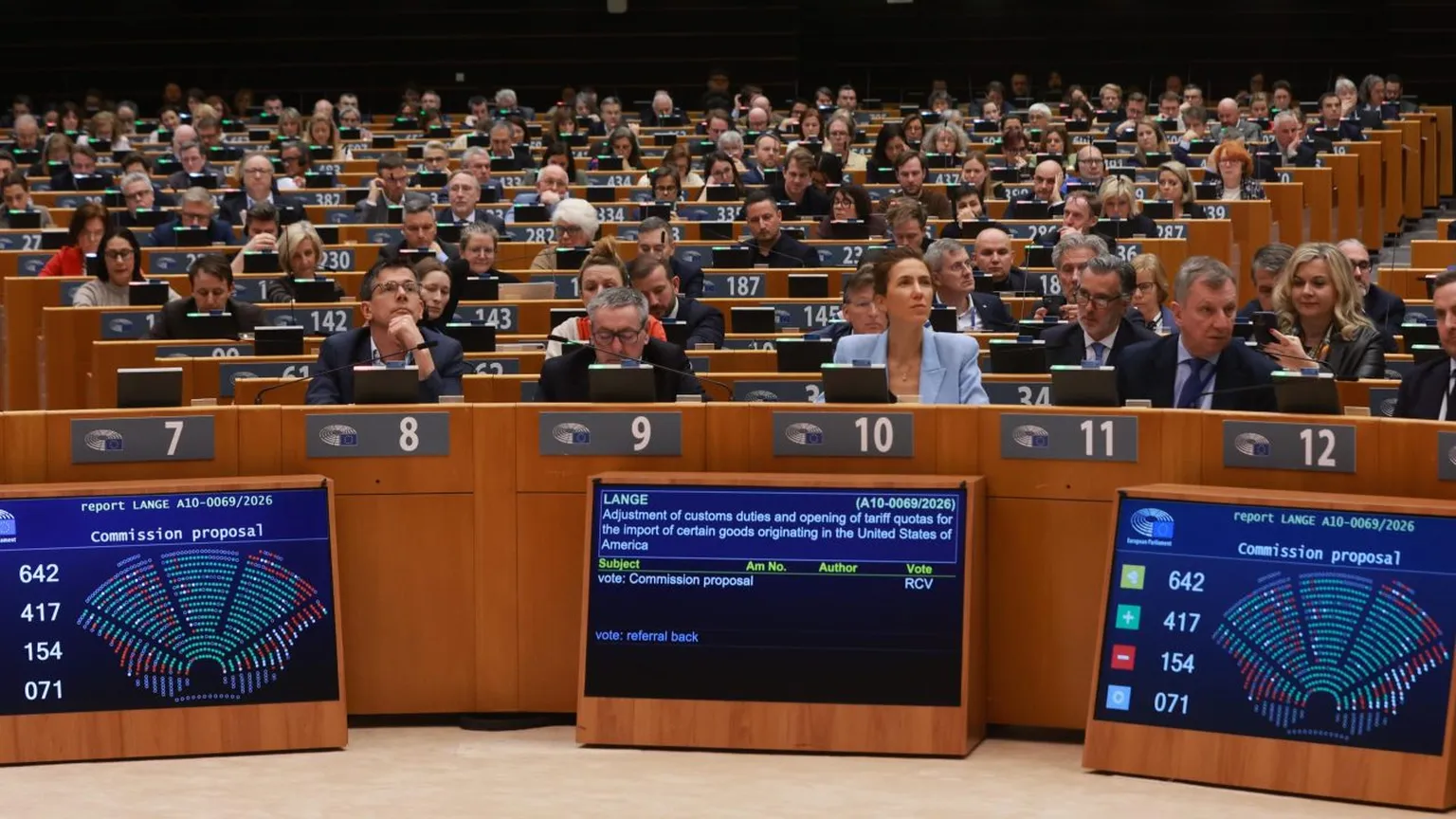 Archived image accompanying: European Parliament Approves Long-Delayed US Tariff Deal, Closing Trade Standoff