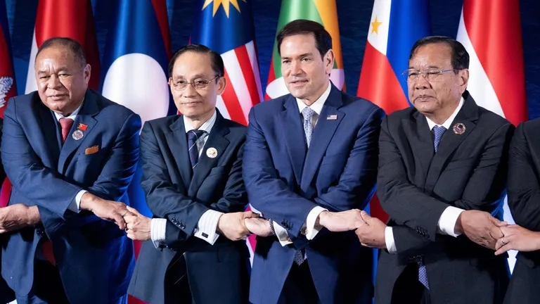 Archived image accompanying: Rubio-Wang talks clear a path toward September Trump-Xi summit