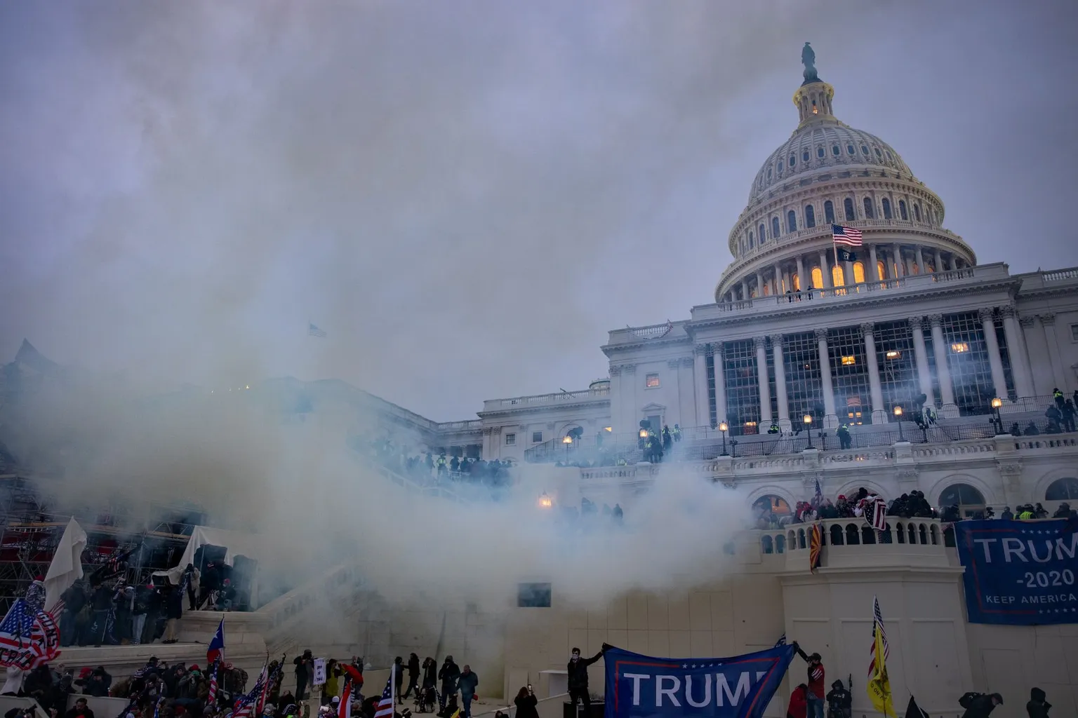 Archived image accompanying: Jan. 6 Officers Sue to Block Trump’s $1.8B DOJ ‘Anti-Weaponization Fund’