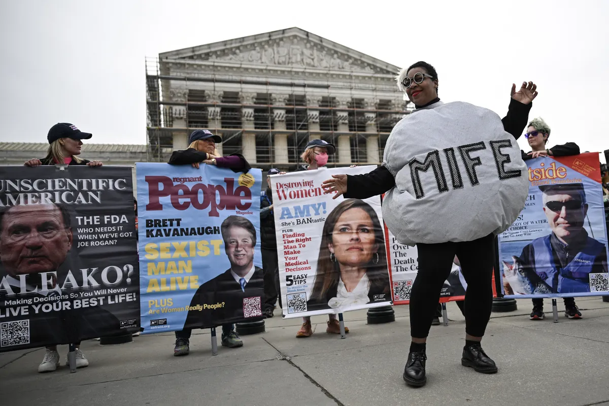 Archived image accompanying: Drugmakers Urge Supreme Court to Restore Telehealth Access to Mifepristone