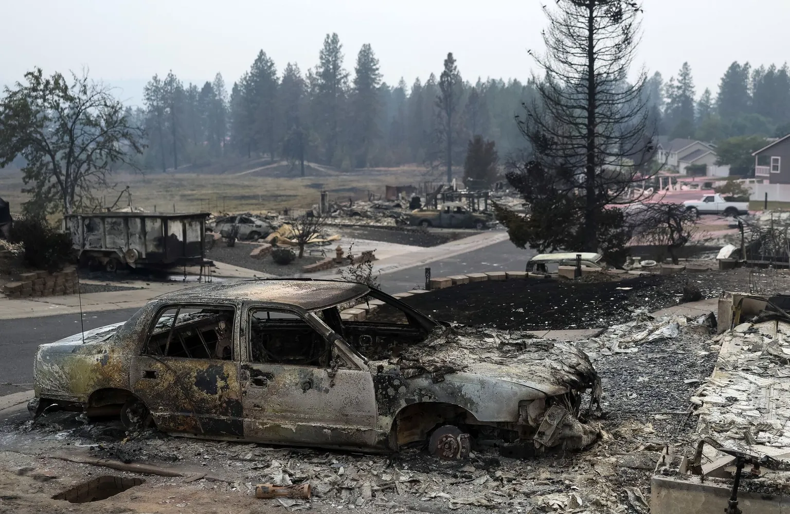 Archived image accompanying: Spokane firestorm destroys 700 structures as smoke spreads west