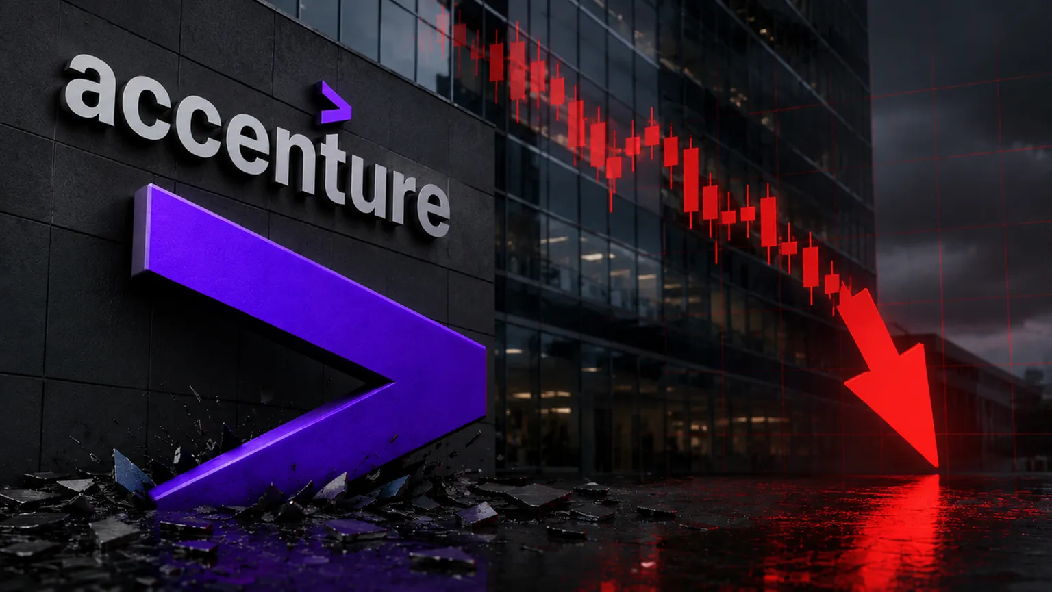 Archived image accompanying: Accenture Shares Crash 17% After Iran War Hammers Middle East Business