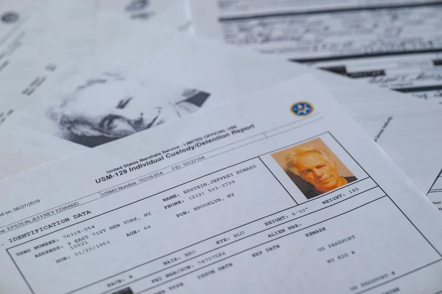 Archived image accompanying: Federal Judge Unseals Purported Jeffrey Epstein Suicide Note After 7 Years
