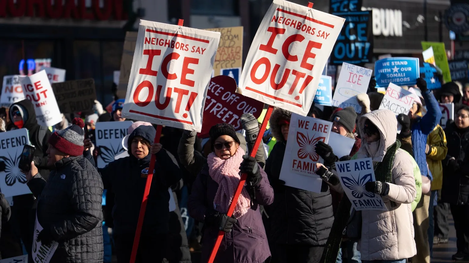 Archived image accompanying: DOJ Charges 15 Anti-ICE Protesters as Rights Group Calls Minnesota Crackdown a Manufactured Crisis