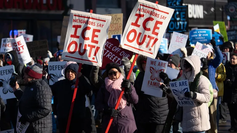 Archived image accompanying: DOJ Charges 15 Anti-ICE Protesters as Rights Group Calls Minnesota Crackdown a Manufactured Crisis