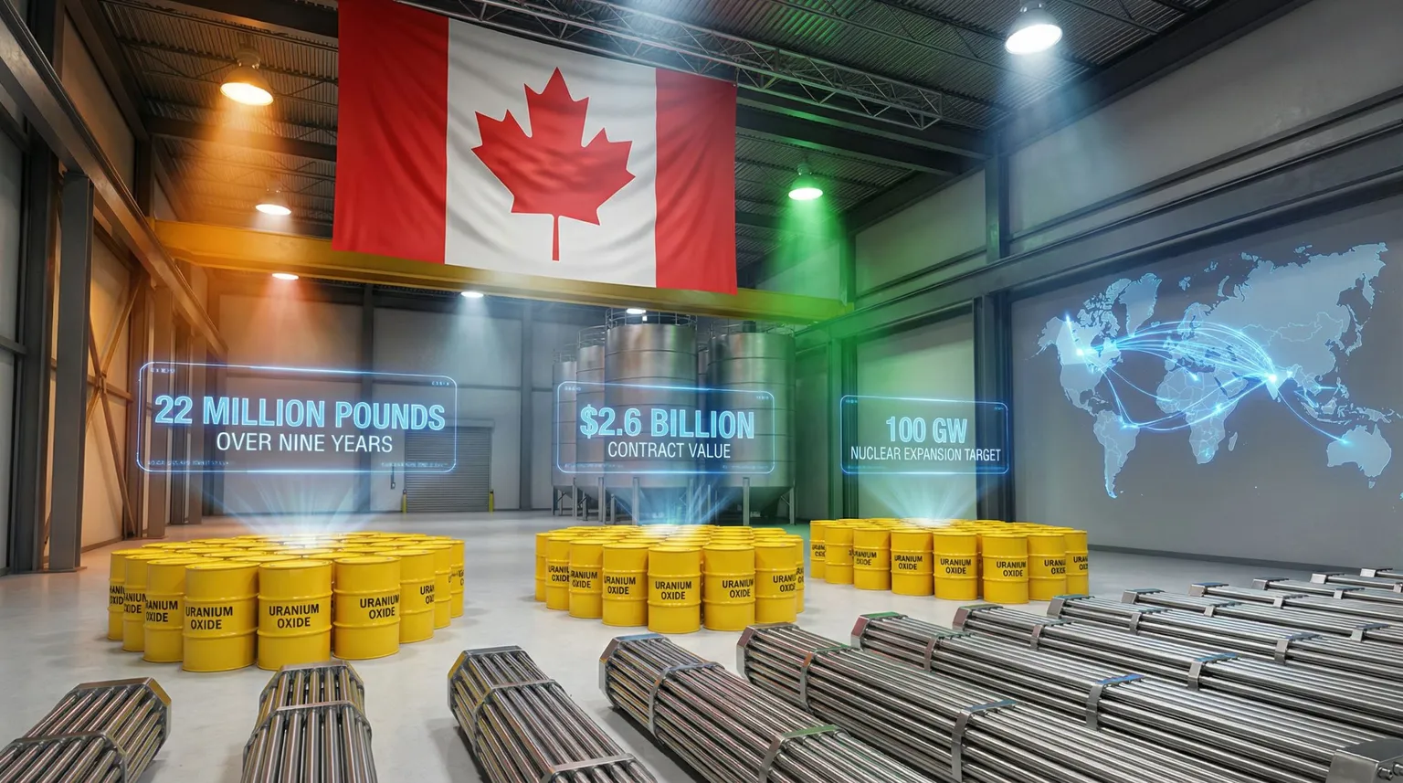 Archived image accompanying: India and Canada Seal C$2.6B Uranium Deal to Boost Nuclear Energy by 2027