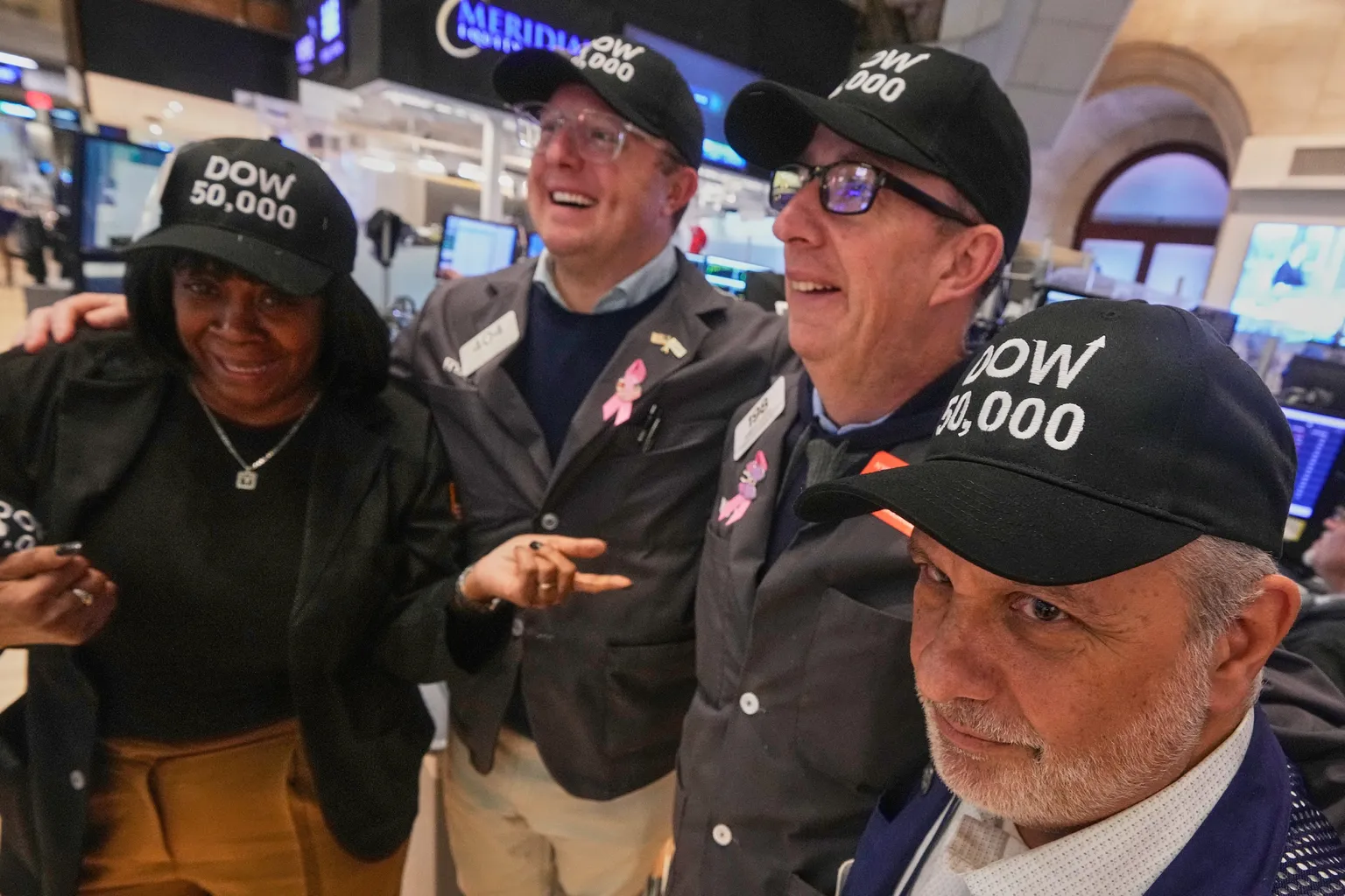 Archived image accompanying: Dow Jones Surges Past 50,000, Led by Nvidia and AI Sector Rally