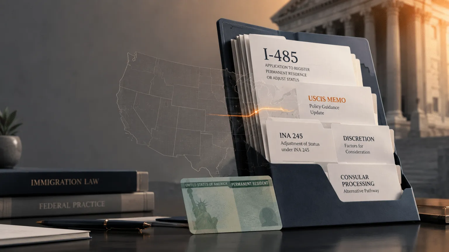 Archived image accompanying: USCIS Memo Restricts Green Card Adjustment of Status for Most Foreigners