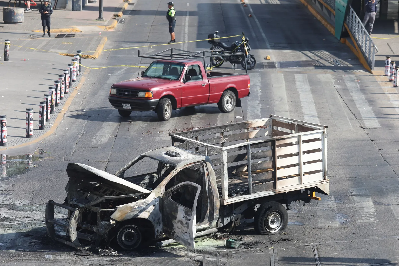 Archived image accompanying: Mexican Forces Kill Cartel Boss El Mencho; U.S. Lifts Mexico Security Alert