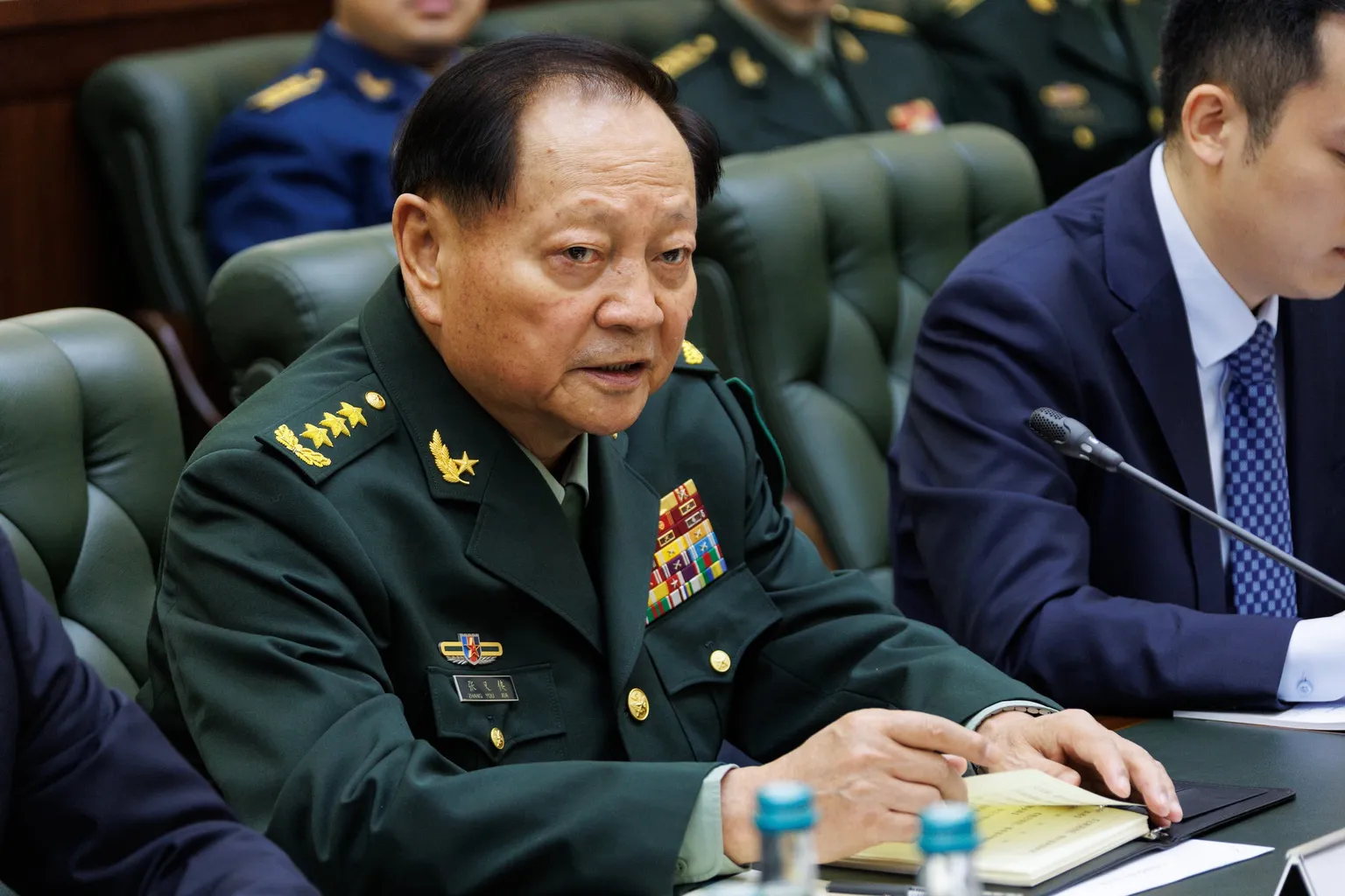 Archived image accompanying: China Investigates Top Military Leaders Zhang Youxia and Liu Zhenli in Xi’s Purge