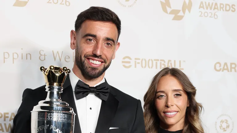Archived image accompanying: Bruno Fernandes caps record season with PFA player of the year