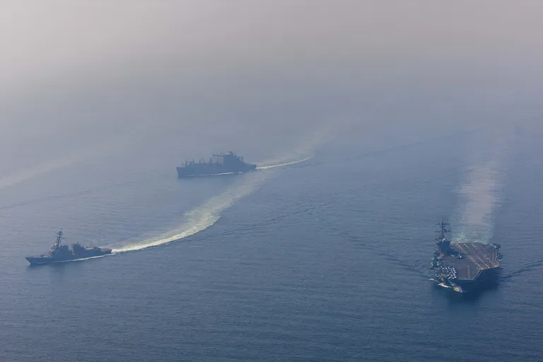 Archived image accompanying: US Launches Project Freedom to Free Ships Trapped in Strait of Hormuz