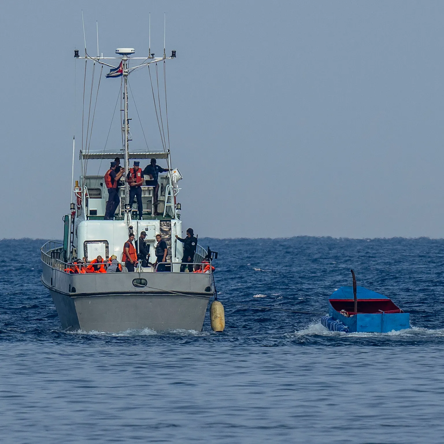 Archived image accompanying: Cuba Coast Guard and Stolen Florida Boat Clash Kills 4, Injures 6