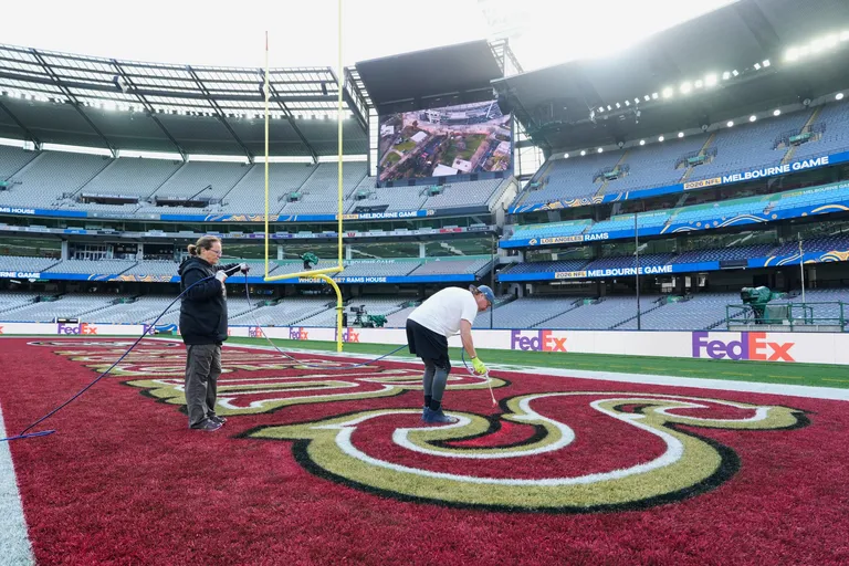 Archived image accompanying: NFL’s Australia Debut Turns MCG Into Test of Global Ambitions