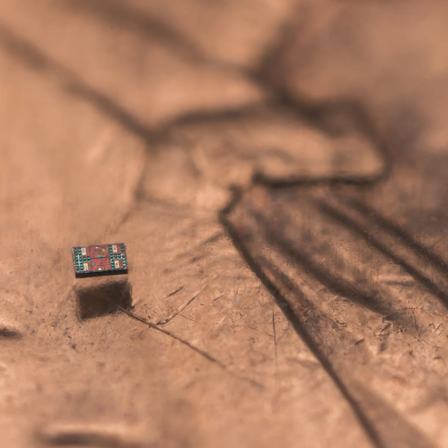 Archived image accompanying: Researchers Unveil Autonomous Solar-Powered Microrobot Smaller Than Salt Grain