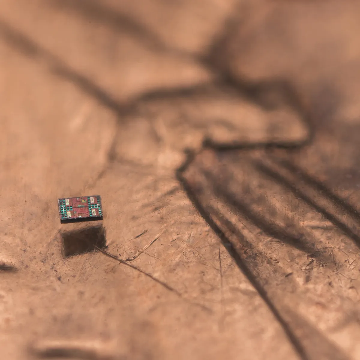 Archived image accompanying: Researchers Unveil Autonomous Solar-Powered Microrobot Smaller Than Salt Grain