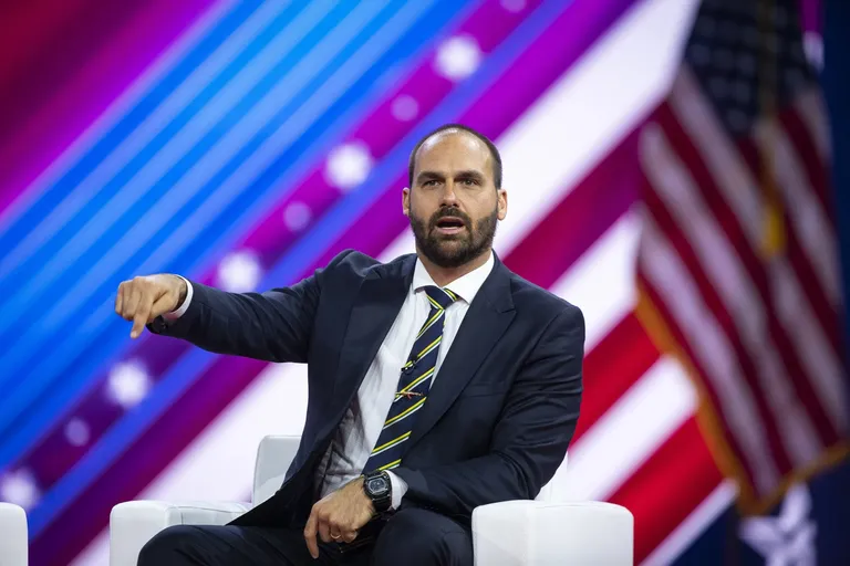Archived image accompanying: Brazil's Supreme Court Sentences Eduardo Bolsonaro to 4 Years for Seeking US Interference in Father's Coup Trial