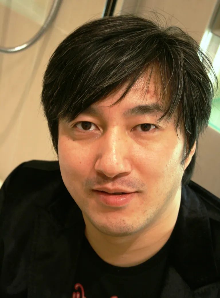 Goichi ‘Suda51’ Suda photographed during a London interview in 2008.