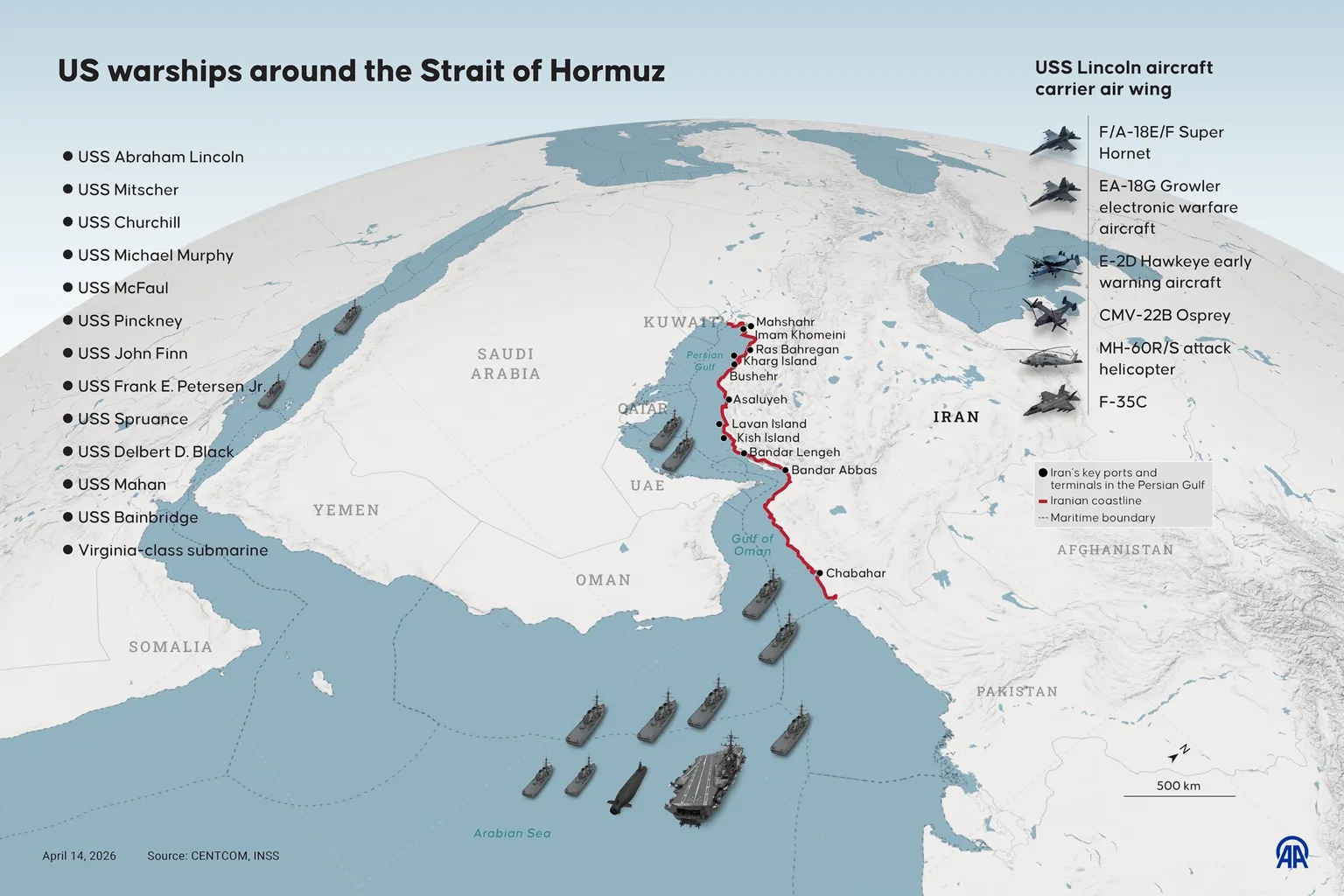 Archived image accompanying: Iran Reimposes Strait of Hormuz Restrictions Amid U.S. Naval Blockade Tensions