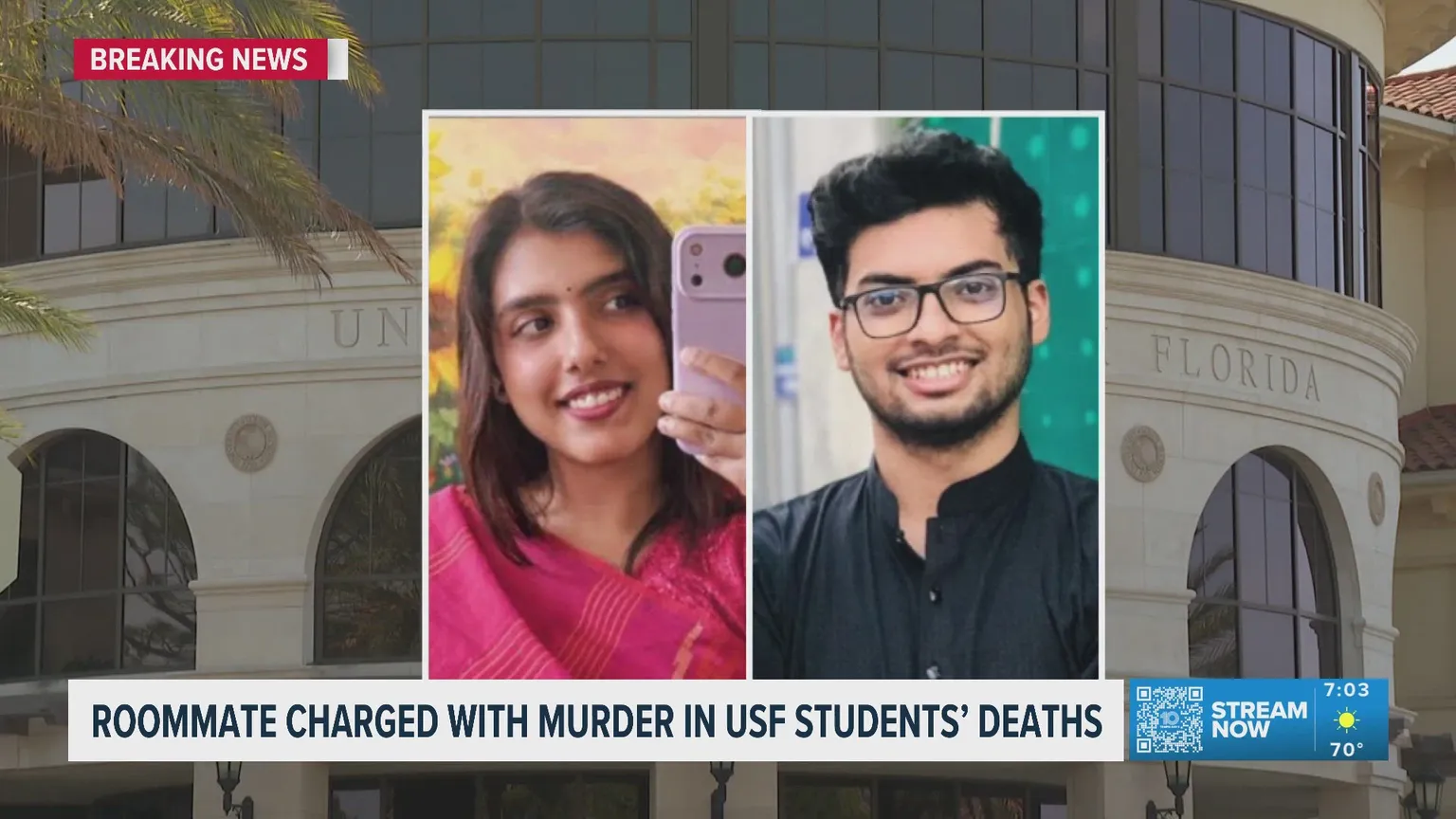Archived image accompanying: Former USF Student Charged with Murder of Two Doctoral Candidates in Tampa