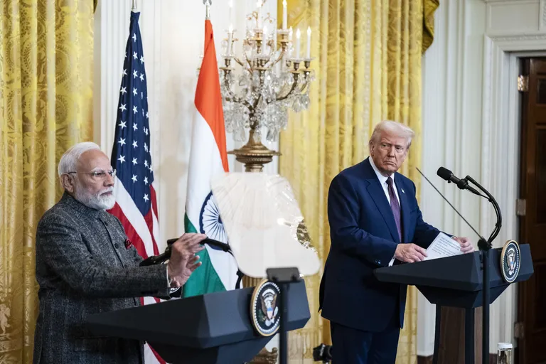 Archived image accompanying: Trump and Modi Announce U.S.-India Deal Cutting Tariffs, Ending Russia Oil Penalty